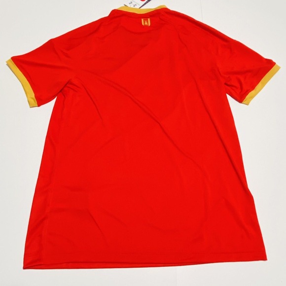 UNDER ARMOUR MEN'S AZ ALKMAAR SOCCER HOME JERSEY Red Large NEW - Picture 2 of 6